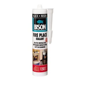 Bison Клей-герметик огнеупорный Fireplace Sealant 310 мл Bison Клей-герметик огнеупорный Fireplace Sealant 310 мл