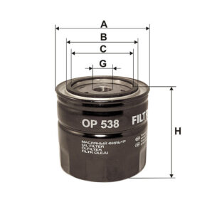 OP538 Масляный фильтр Filtron OP538 Масляный фильтр Filtron