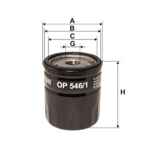 OP546/1 Масляный фильтр Filtron OP546/1 Масляный фильтр Filtron