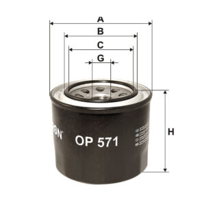 OP571 Масляный фильтр Filtron